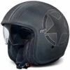 Vintage Carbon Star Motorhelm