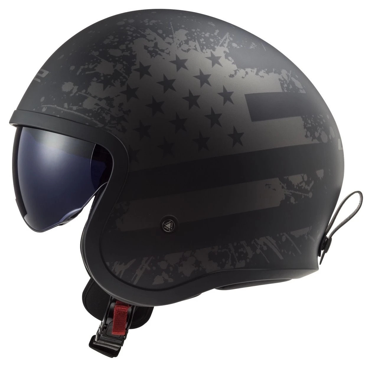 Richa OF599 Spitfire Black Flag Motorhelm - Afbeelding 3