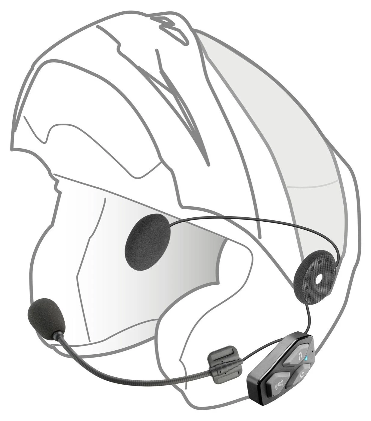 Richa U-COM 3 Bluetooth Headset - Afbeelding 4